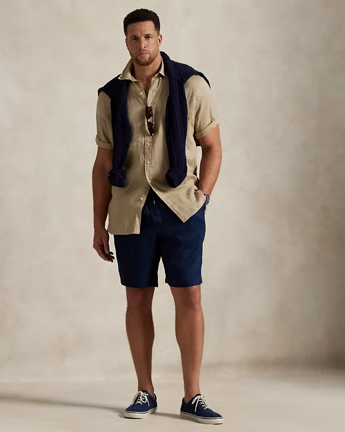lauren ralph lauren Pantalón prepster Polo de lino para hombre | Ralph Lauren® ES