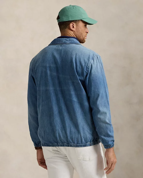lauren ralph lauren La chaqueta Bayport de denim en índigo para hombre | Ralph Lauren® ES Liquidación