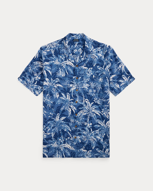 lauren ralph lauren Camisa de manga corta de lino estampada para hombre | Ralph Lauren® ES Ahorra y exporta
