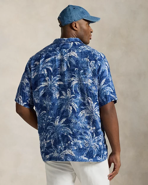 lauren ralph lauren Camisa de manga corta de lino estampada para hombre | Ralph Lauren® ES Ahorra y exporta