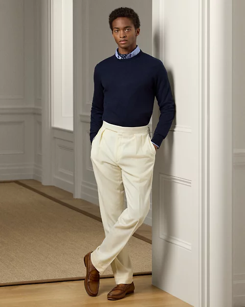 lauren ralph lauren Jersey de cachemira con cuello redondo para hombre | Ralph Lauren® ES Descuento por venta flash