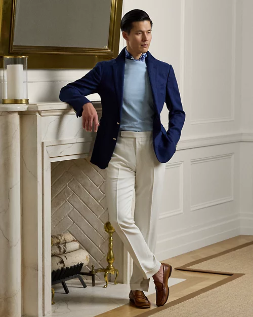 lauren ralph lauren Camiseta de hilo de Escocia para hombre | Ralph Lauren® ES Precio ultrabajo