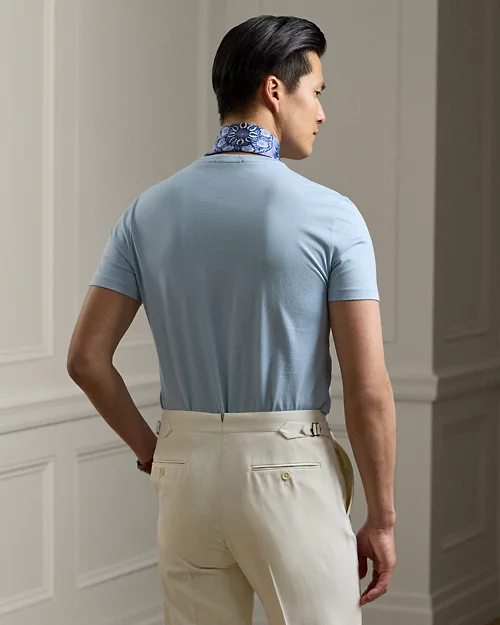lauren ralph lauren Camiseta de hilo de Escocia para hombre | Ralph Lauren® ES Precio ultrabajo