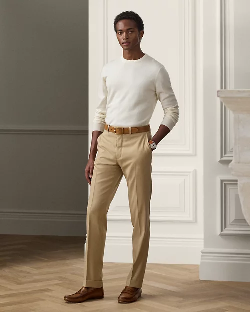 lauren ralph lauren Jersey de cachemira con cuello redondo para hombre | Ralph Lauren® ES 2025