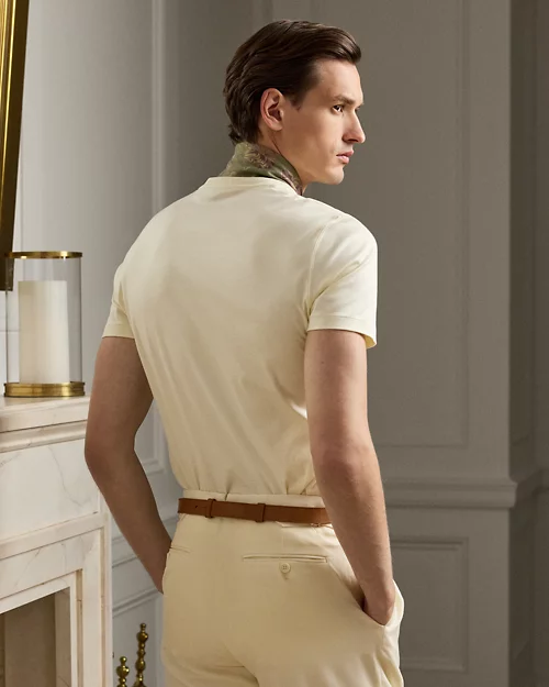 lauren ralph lauren Camiseta de algodón con cuello redondo para hombre | Ralph Lauren® ES En línea