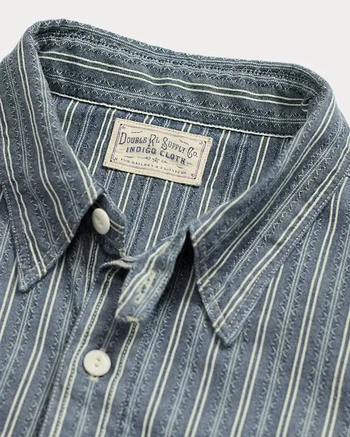 lauren ralph lauren Camisa de trabajo de cambray y dobby para hombre | Ralph Lauren® ES Outlet online