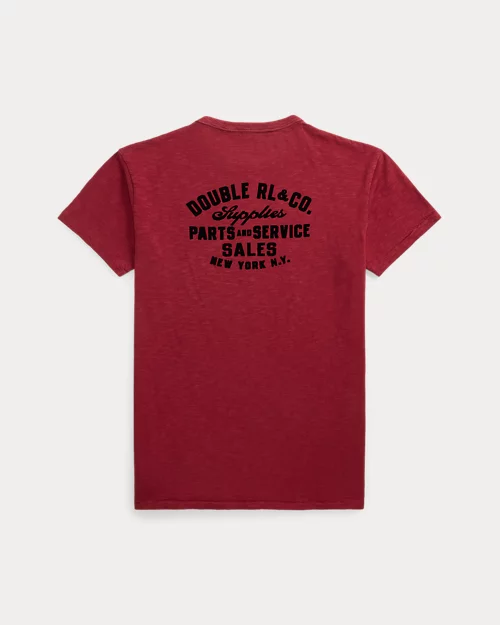 lauren ralph lauren Camiseta gráfica de punto flameado para hombre | Ralph Lauren® ES Venta caliente