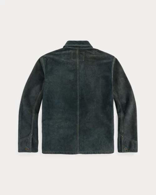 lauren ralph lauren Chaqueta de ante vuelto teñido en índigo para hombre | Ralph Lauren® ES Gran oferta