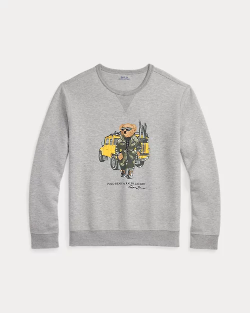 lauren ralph lauren Sudadera de punto doble con Polo Bear para hombre | Ralph Lauren® ES Ventas relámpago
