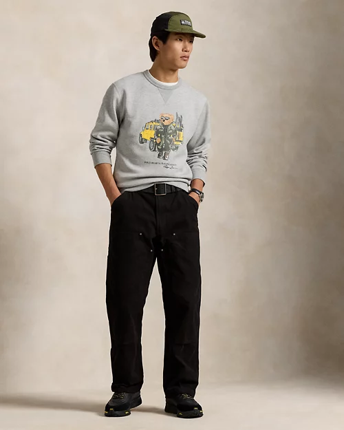 lauren ralph lauren Sudadera de punto doble con Polo Bear para hombre | Ralph Lauren® ES Ventas relámpago