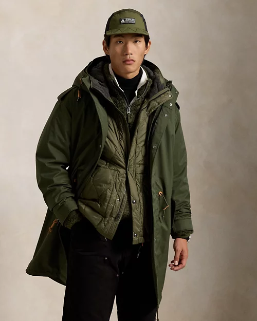lauren ralph lauren Chaqueta militar 3 en 1 de sarga para hombre | Ralph Lauren® ES Tienda