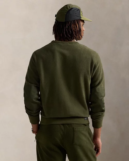 lauren ralph lauren Sudadera de felpa bimateria para hombre | Ralph Lauren® ES Oferta especial