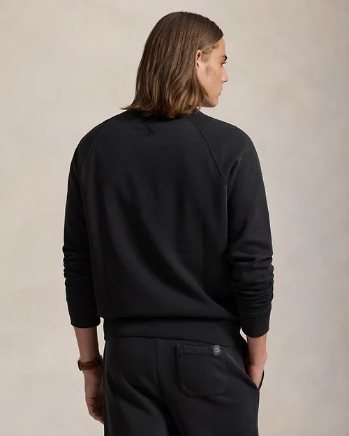 lauren ralph lauren Sudadera de felpa teñida en prenda para hombre | Ralph Lauren® ES Envío internacional gratuito