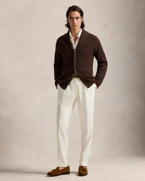 lauren ralph lauren Cárdigan de lana y cachemira con textura para hombre | Ralph Lauren® ES Ahorra y exporta