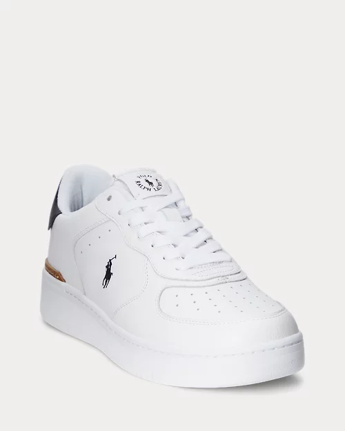 lauren ralph lauren Deportiva Masters Court de piel para hombre | Ralph Lauren® ES Precios de Black Friday