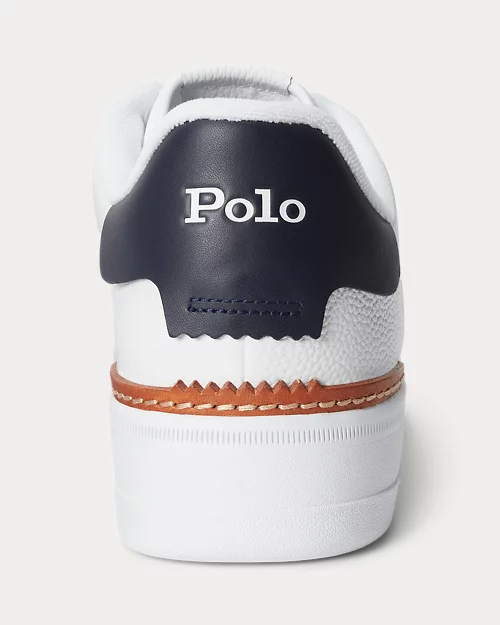lauren ralph lauren Deportiva Masters Court de piel para hombre | Ralph Lauren® ES Oferta exclusiva