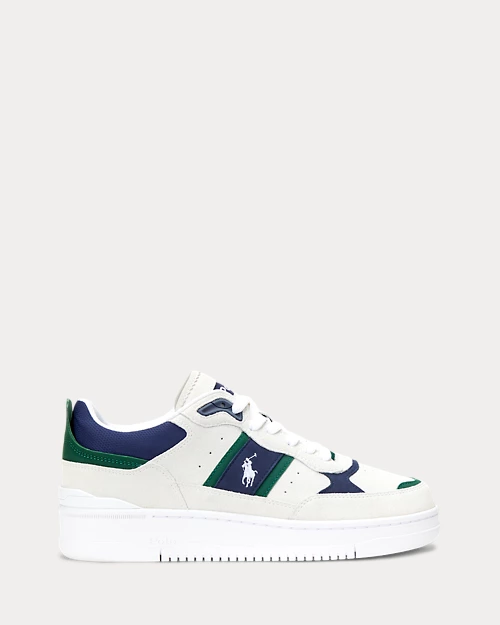 lauren ralph lauren Deportiva Masters Sport de ante para hombre | Ralph Lauren® ES