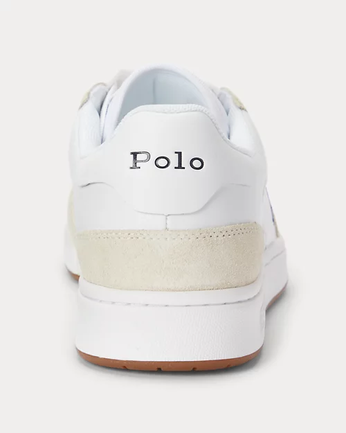 lauren ralph lauren Deportiva Court de piel y ante para hombre | Ralph Lauren® ES Descuento por venta flash