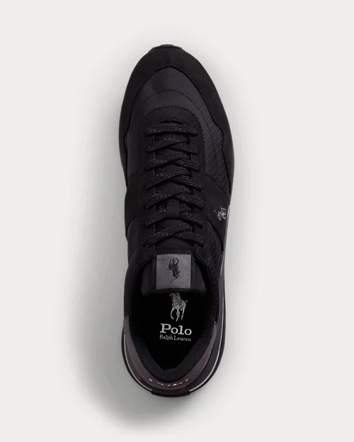 lauren ralph lauren Deportiva Train 89 de nobuck y oxford para hombre | Ralph Lauren® ES Grandes ahorros