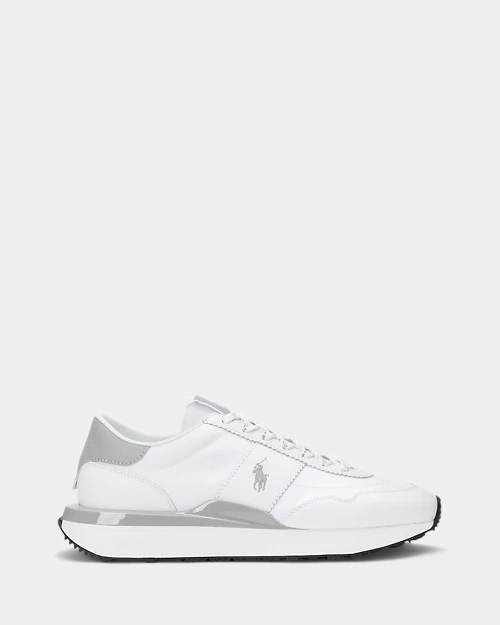 lauren ralph lauren Deportiva Train 89 de piel y oxford para hombre | Ralph Lauren® ES