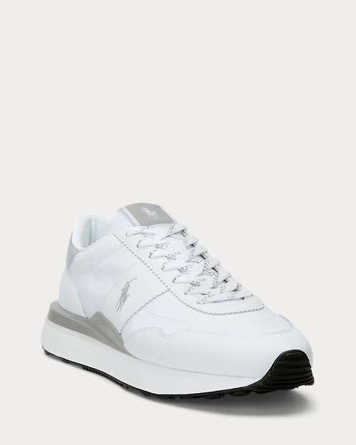 lauren ralph lauren Deportiva Train 89 de piel y oxford para hombre | Ralph Lauren® ES Precio ultrabajo