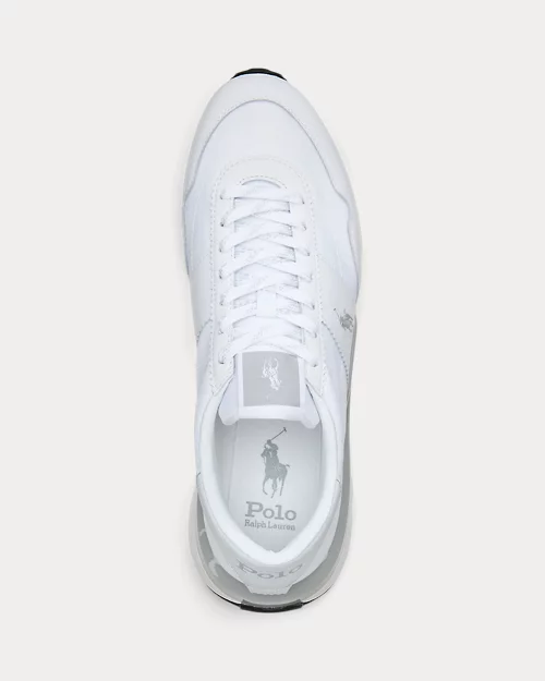 lauren ralph lauren Deportiva Train 89 de piel y oxford para hombre | Ralph Lauren® ES Precio ultrabajo