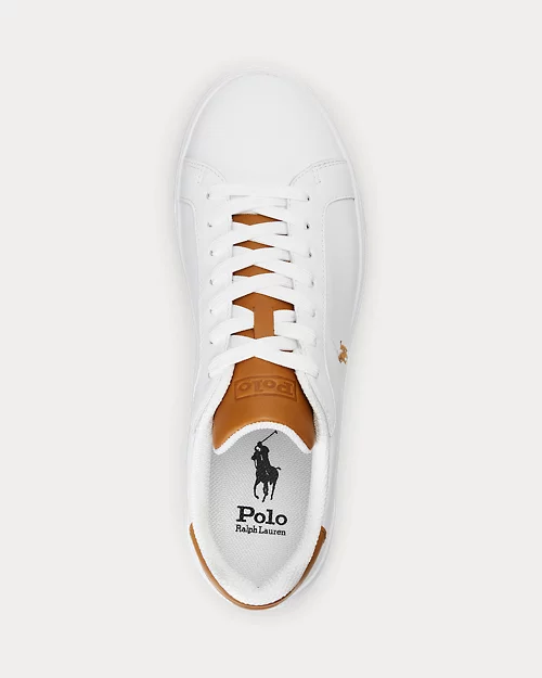 lauren ralph lauren Deportiva Heritage Court II de piel para hombre | Ralph Lauren® ES En línea