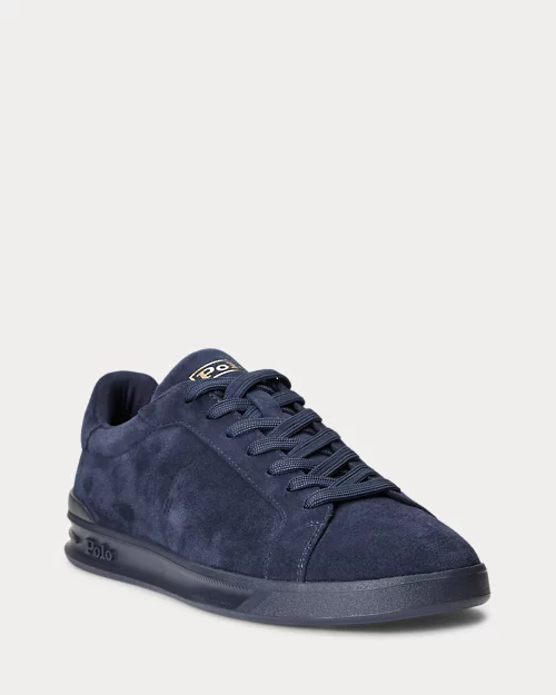 lauren ralph lauren Deportiva Heritage Court II de ante para hombre | Ralph Lauren® ES En oferta