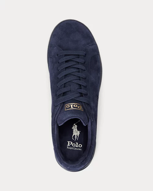 lauren ralph lauren Deportiva Heritage Court II de ante para hombre | Ralph Lauren® ES En oferta