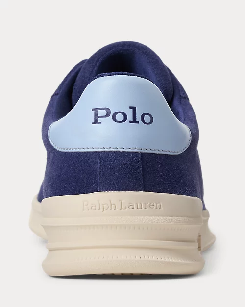 lauren ralph lauren Deportiva Heritage Court II de ante para hombre | Ralph Lauren® ES Los más vendidos