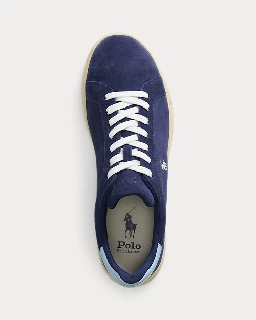 lauren ralph lauren Deportiva Heritage Court II de ante para hombre | Ralph Lauren® ES Los más vendidos