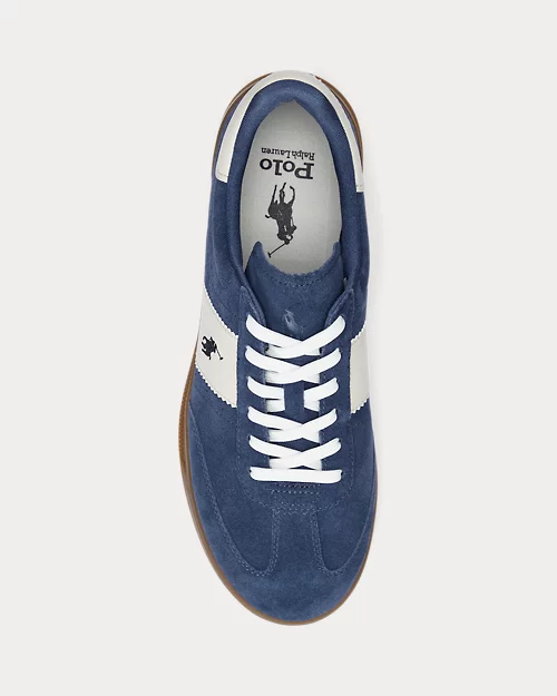 lauren ralph lauren Deportiva Heritage Aera de ante para hombre | Ralph Lauren® ES Ventas relámpago