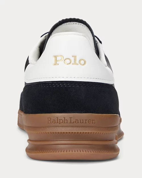 lauren ralph lauren Deportiva Heritage Aera de ante y piel para hombre | Ralph Lauren® ES Descuento