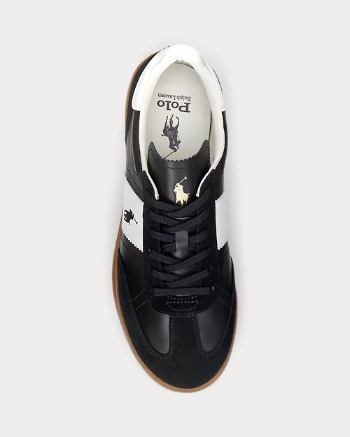 lauren ralph lauren Deportiva Heritage Aera de ante y piel para hombre | Ralph Lauren® ES Descuento
