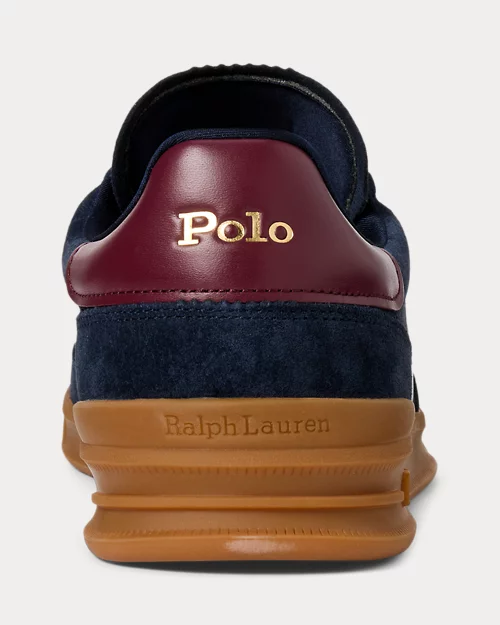 lauren ralph lauren Deportiva Heritage Aera de ante para hombre | Ralph Lauren® ES Tienda