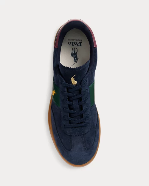 lauren ralph lauren Deportiva Heritage Aera de ante para hombre | Ralph Lauren® ES Tienda