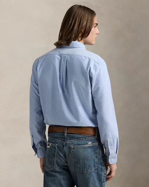 lauren ralph lauren Camisa oxford Custom Fit con Polo Bear para hombre | Ralph Lauren® ES Mejor oferta