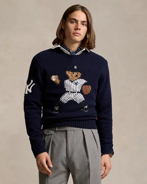 lauren ralph lauren Jersey de los Yankees con Polo Bear para hombre | Ralph Lauren® ES Último día