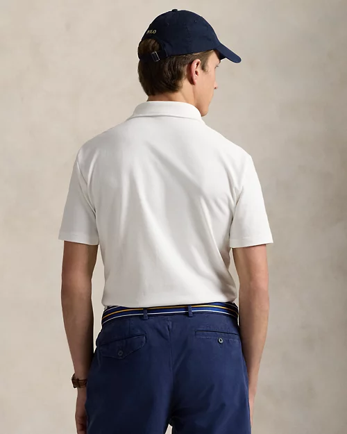 lauren ralph lauren Polo de piqué Custom Slim con Polo Bear para hombre | Ralph Lauren® ES Superdescuento