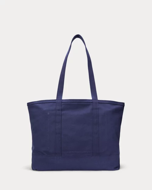 lauren ralph lauren Bolso tote de loneta con Polo Bear para hombre | Ralph Lauren® ES Libre de impuestos
