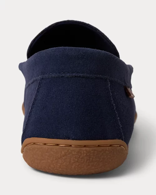 lauren ralph lauren Zapatilla de casa Brenan de ante para hombre | Ralph Lauren® ES Oferta exclusiva