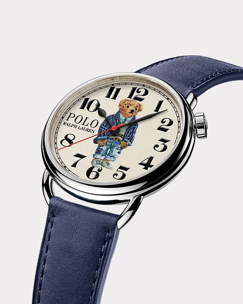 lauren ralph lauren Reloj de acero de 42 mm con Polo Bear para hombre | Ralph Lauren® ES Grandes ahorros