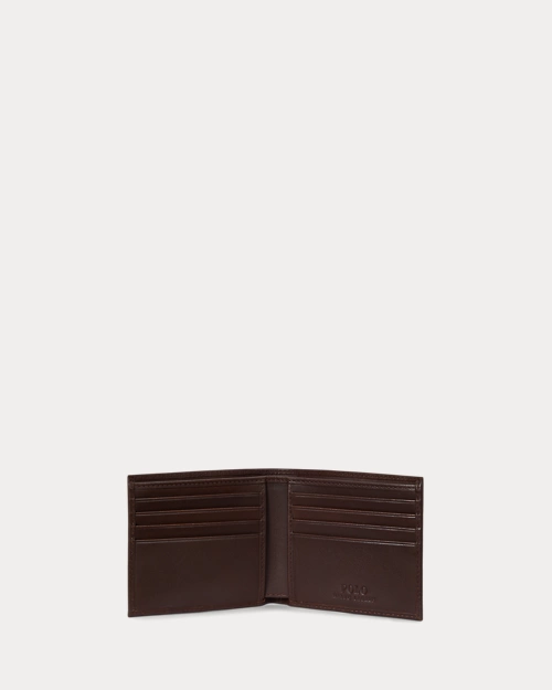 lauren ralph lauren Billetera de piel con Polo Bear para hombre | Ralph Lauren® ES Rebajas
