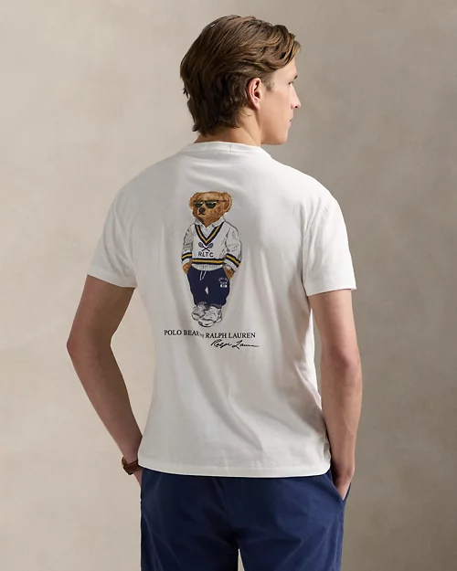lauren ralph lauren Camiseta de punto con Polo Bear para hombre | Ralph Lauren® ES Ofertas