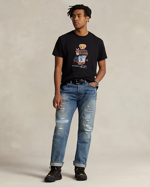 lauren ralph lauren Camiseta de punto Polo Bear Classic Fit para hombre | Ralph Lauren® ES Venta caliente