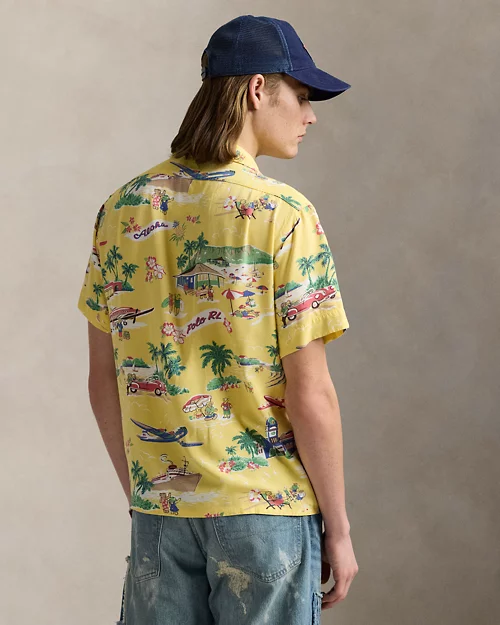 lauren ralph lauren Camisa de manga corta con Polo Bear para hombre | Ralph Lauren® ES Rebajas baratas