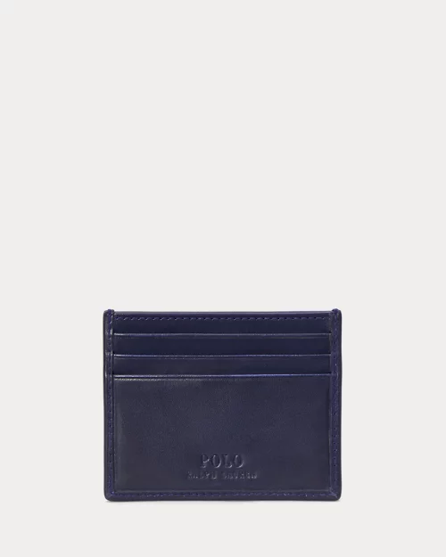 lauren ralph lauren Tarjetero de piel con Polo Bear para hombre | Ralph Lauren® ES Rebajas de fábrica