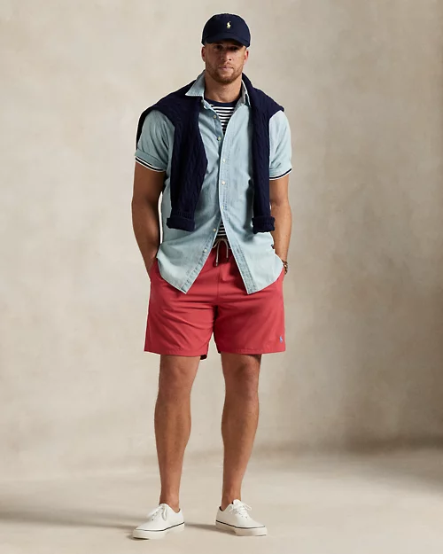 lauren ralph lauren Bañador bermuda Classic Fit elástico para hombre | Ralph Lauren® ES
