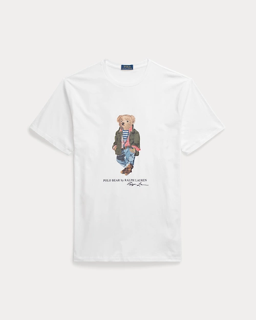 lauren ralph lauren Camiseta de punto jersey con Polo Bear para hombre | Ralph Lauren® ES Descuento
