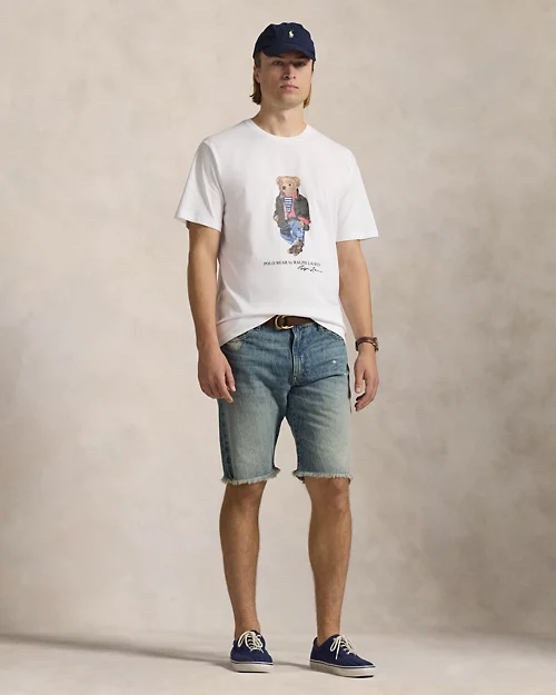 lauren ralph lauren Camiseta de punto jersey con Polo Bear para hombre | Ralph Lauren® ES Descuento